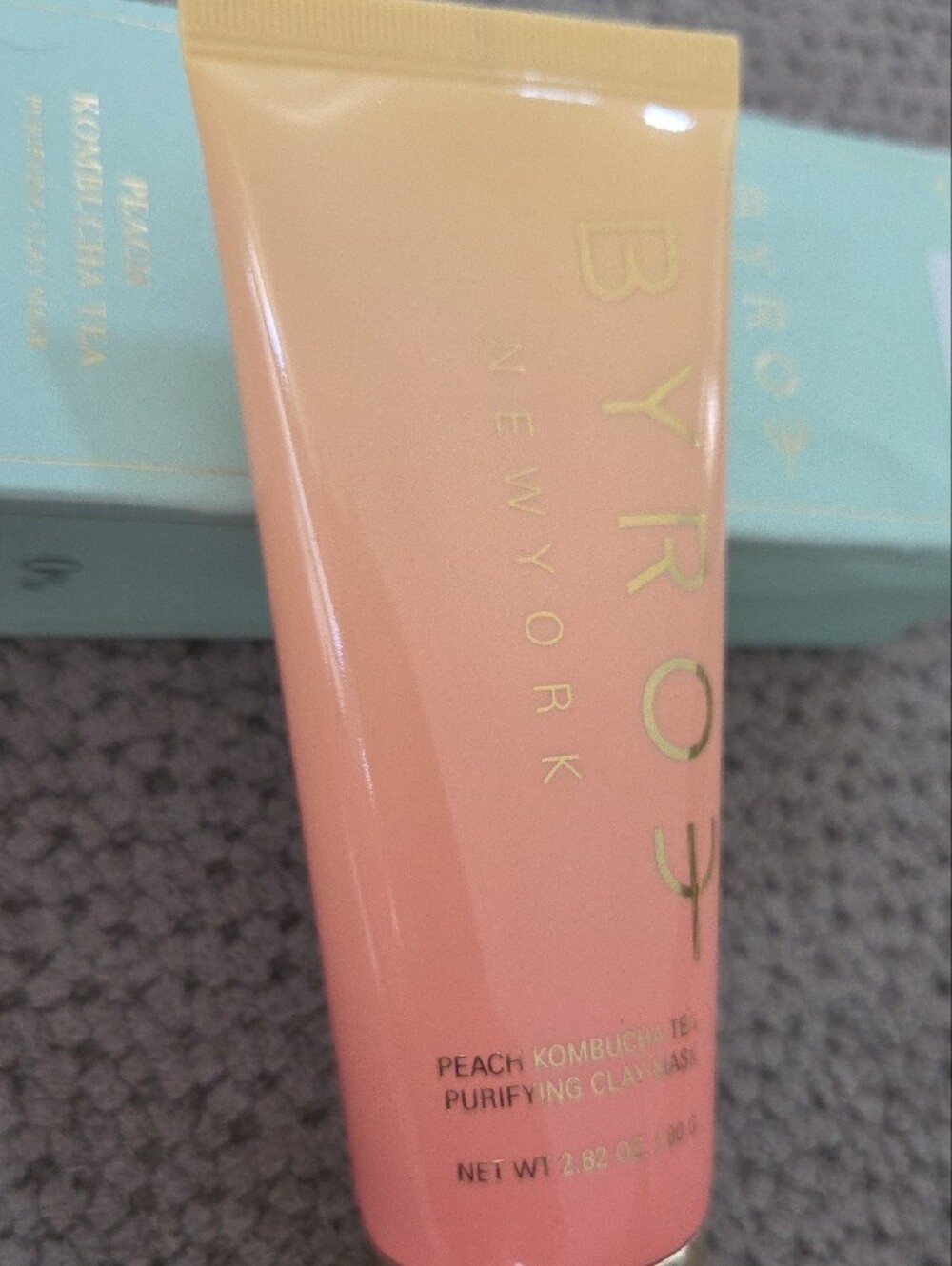 Byröy Peach Clay Mask — Peach Pink Purifying Mask Full Size - Picture 5 of 6